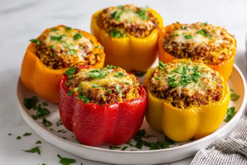 Cajun Stuffed Bell Peppers