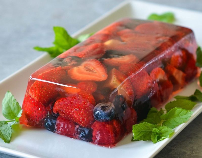 Berry Mosaic Jello Terrine