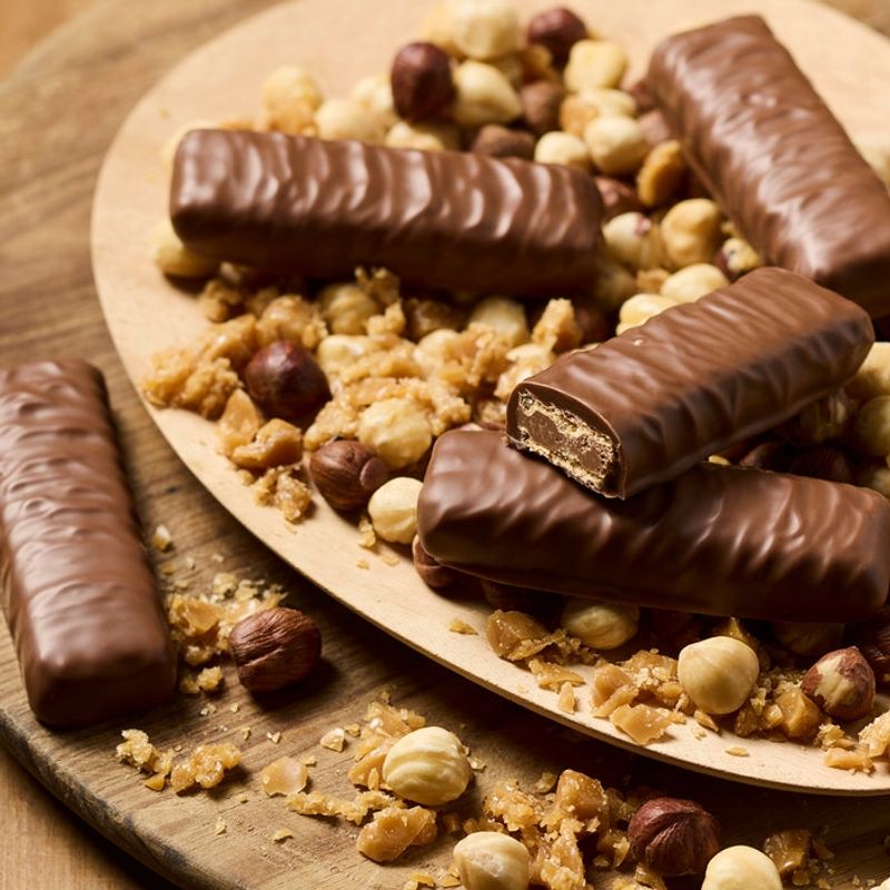 Hazelnut Praline Wafer Bars