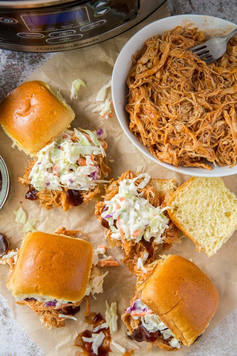 BBQ Chicken Tortilla Sliders