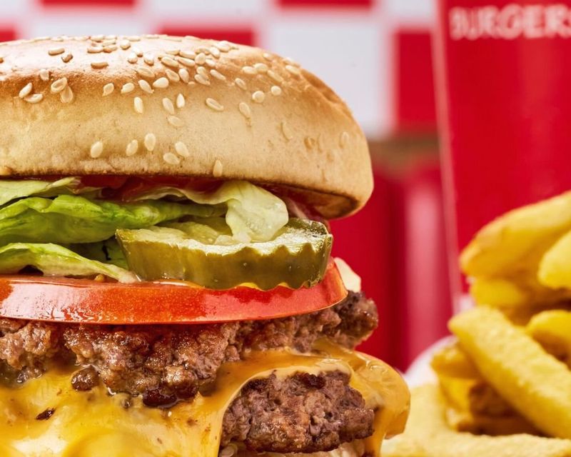 3) Five Guys — Bacon Cheeseburger (Standard Double)