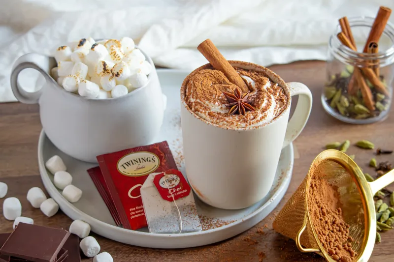 Chai-Spiced Hot Chocolate