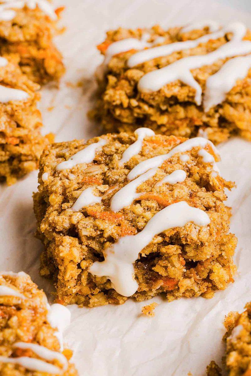 Carrot Cake Breakfast Bars