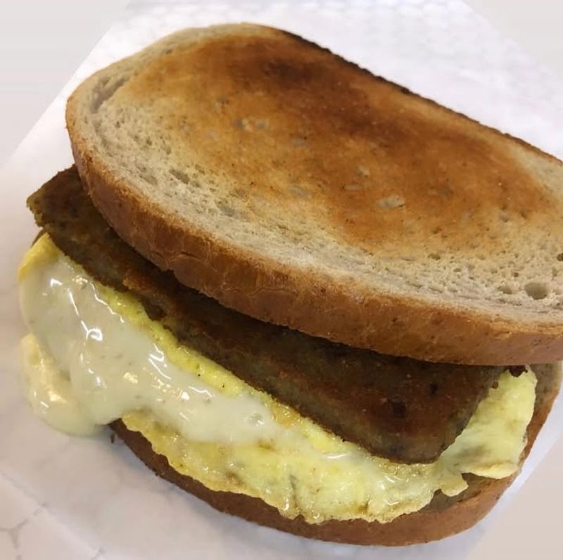 Scrapple Egg and Cheese