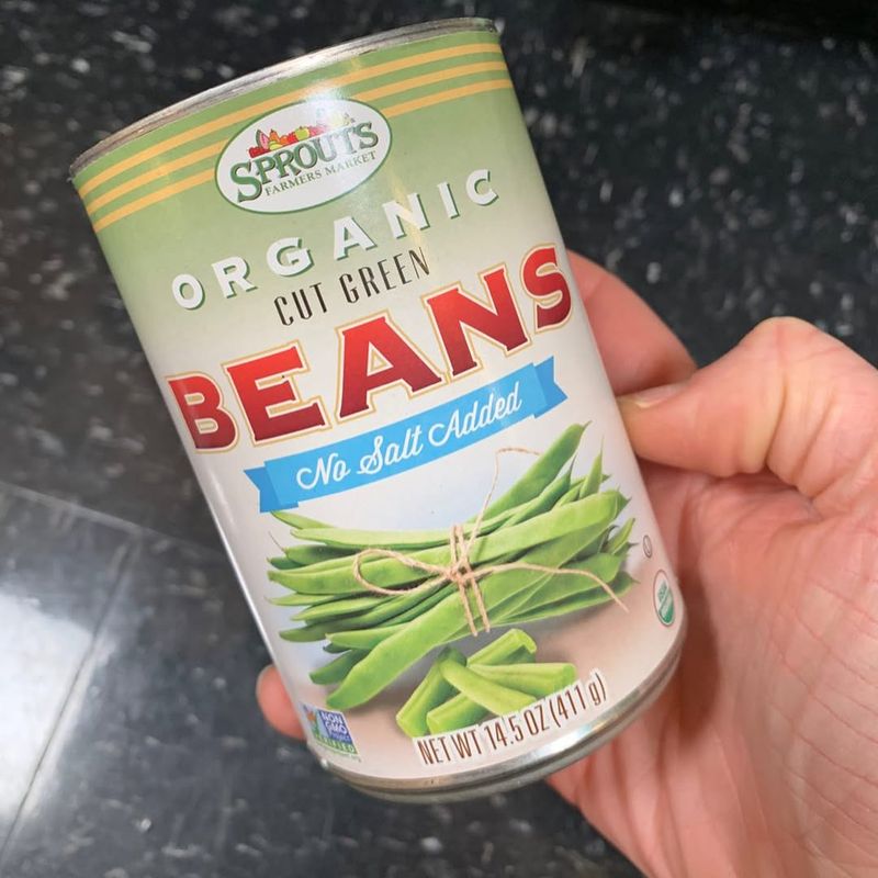 Canned Green Beans or Mixed Vegetables