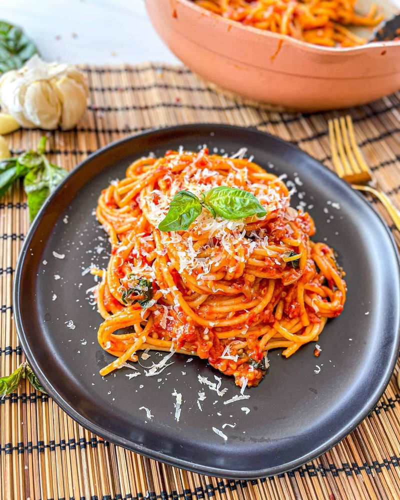 The place known for spicy arrabbiata