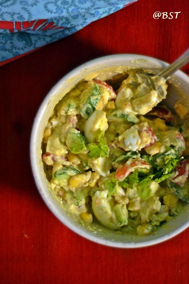 Indian Masala Egg Salad