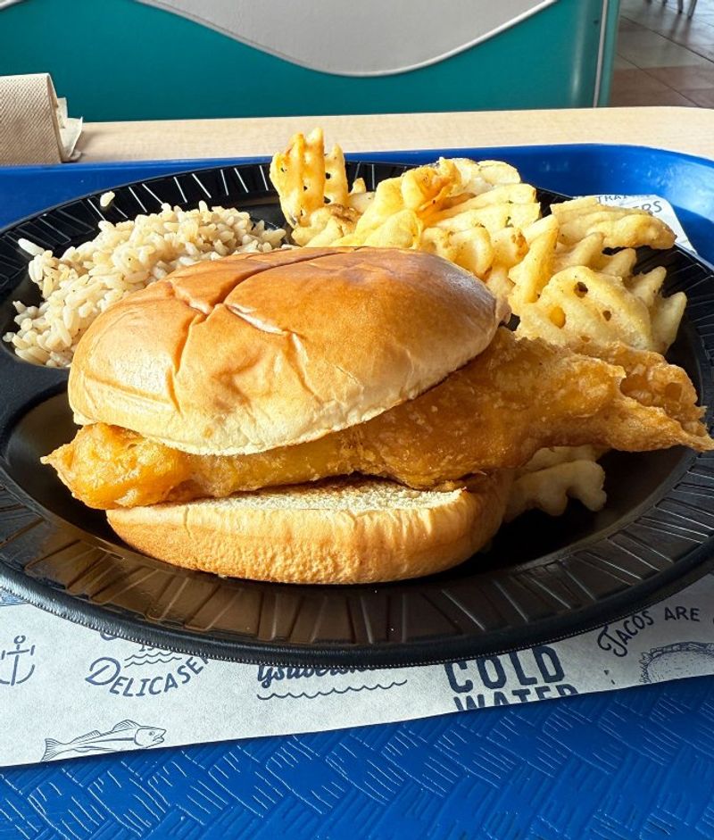 Long John Silver’s Wild Caught Alaska Pollock Sandwich