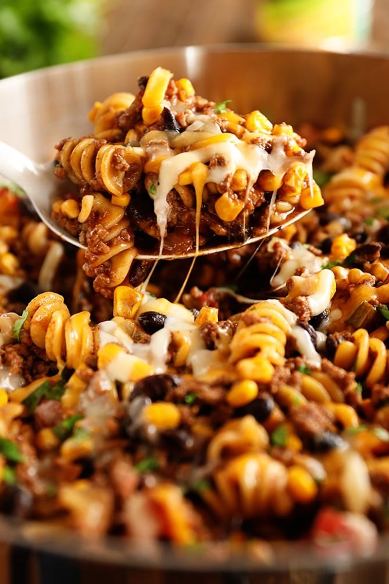 One-Pan Taco Pasta
