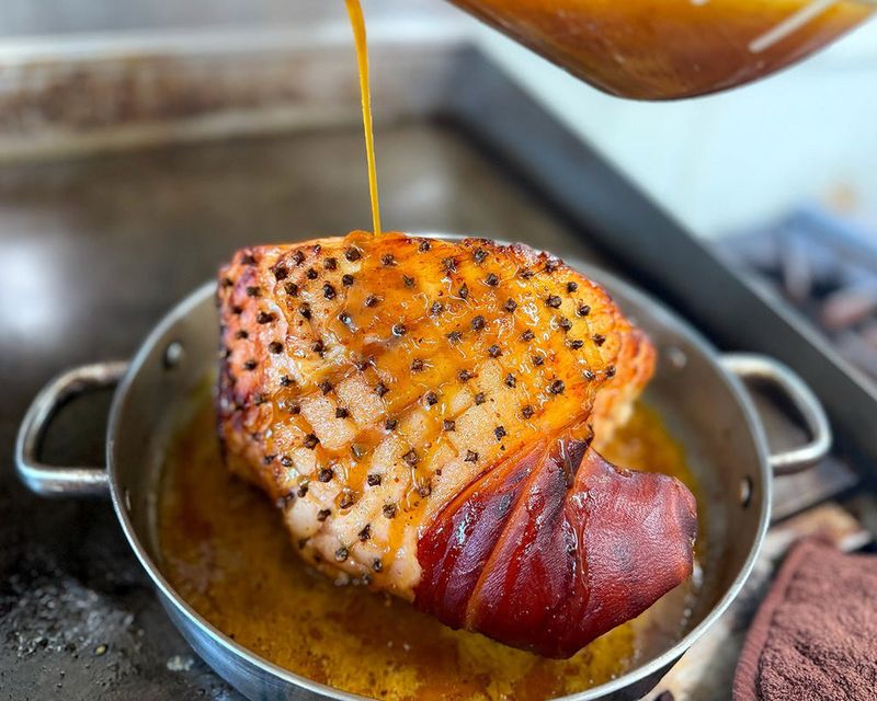 Maple-Glazed Ham (Vermont)
