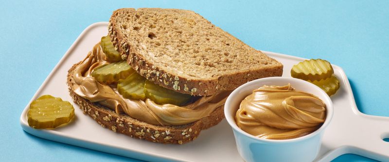 Peanut butter and pickles