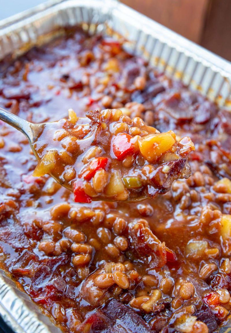 Cowboy Beans with Smoked Bacon