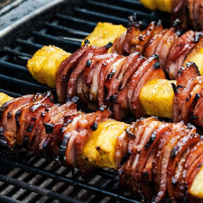 Ham and Pineapple Skewers