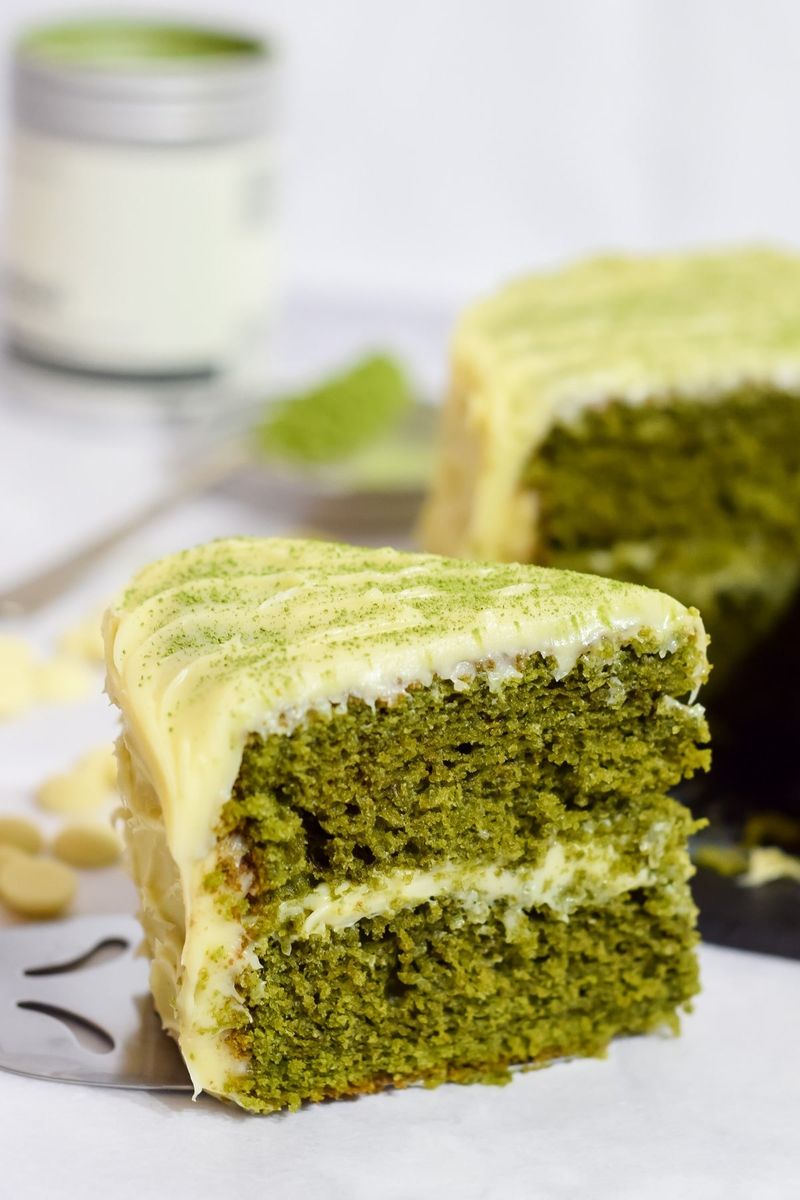 Matcha White Chocolate Cake
