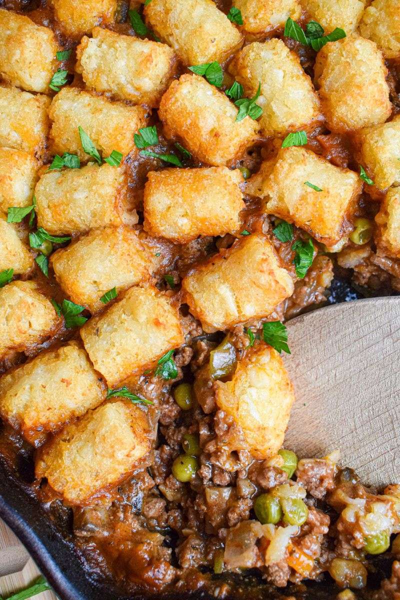 Shepherd’s Pie With Tater Tots
