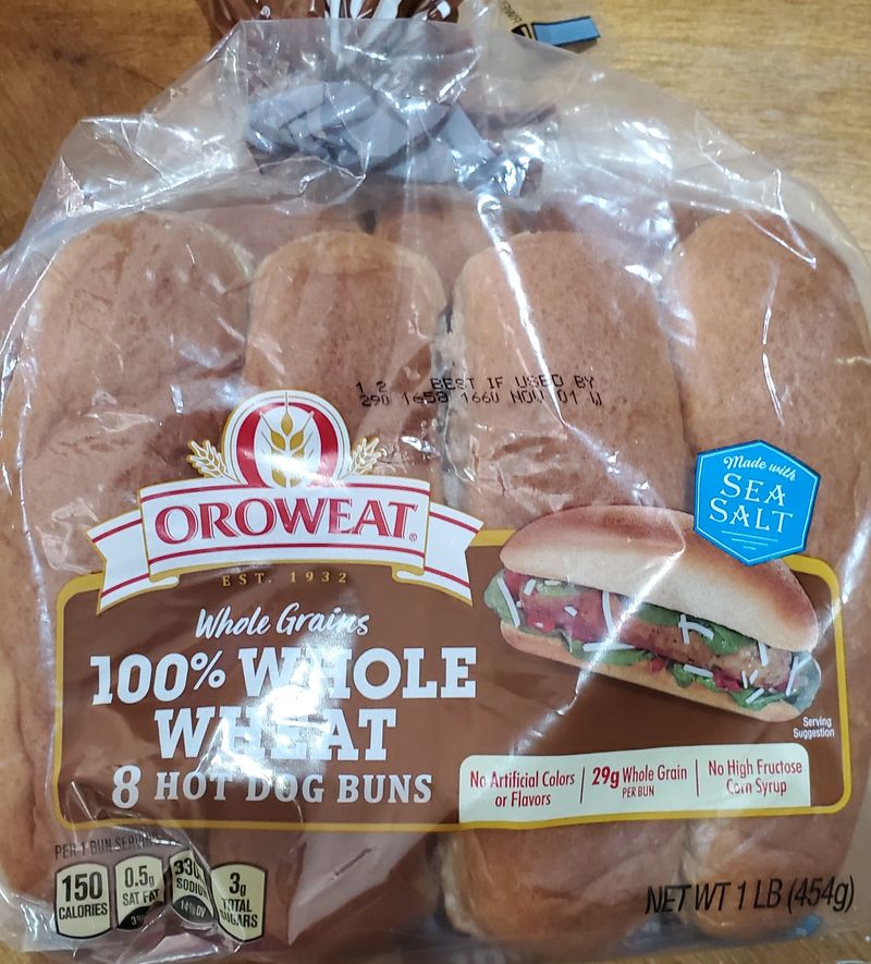 Low Sodium Whole Wheat Buns