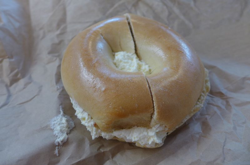 Bagel with cream cheese