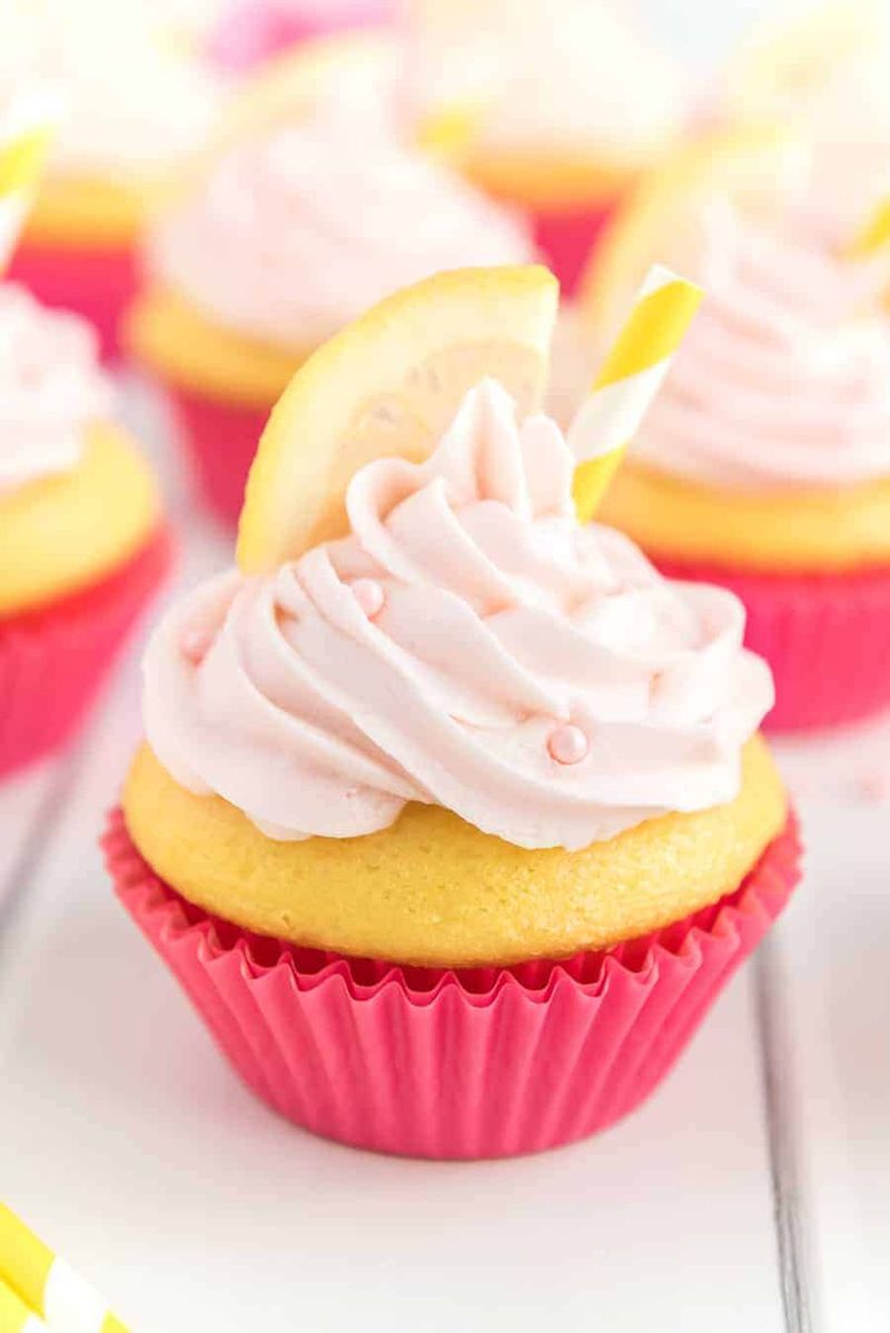 Pink Lemonade Cupcakes