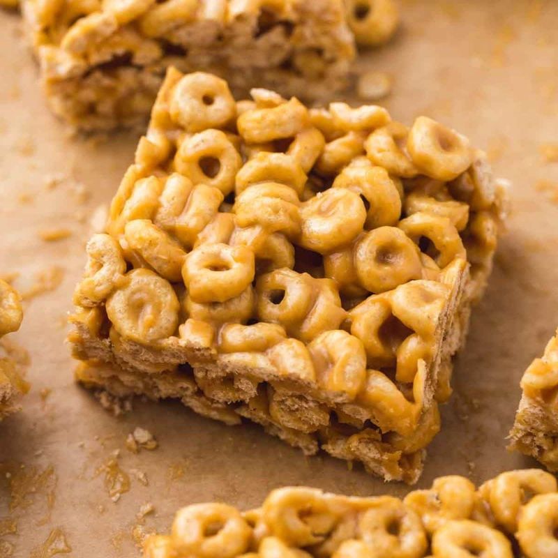 No-bake Cheerios Peanut Butter Bars