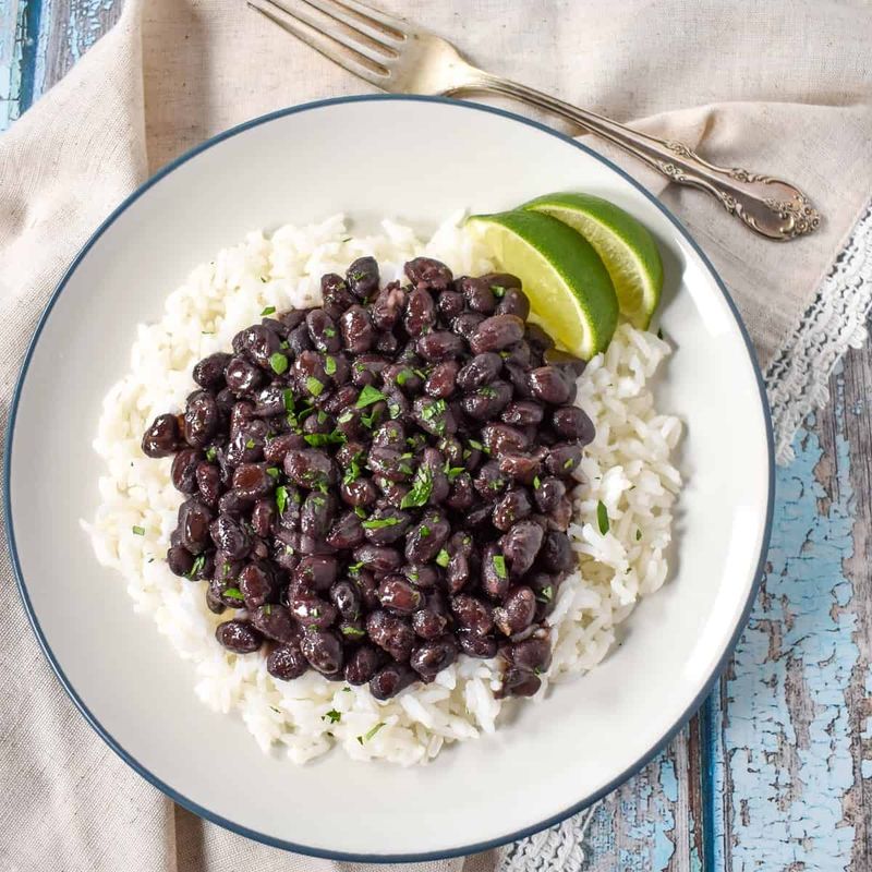 Black Beans and Rice (Local Staple)