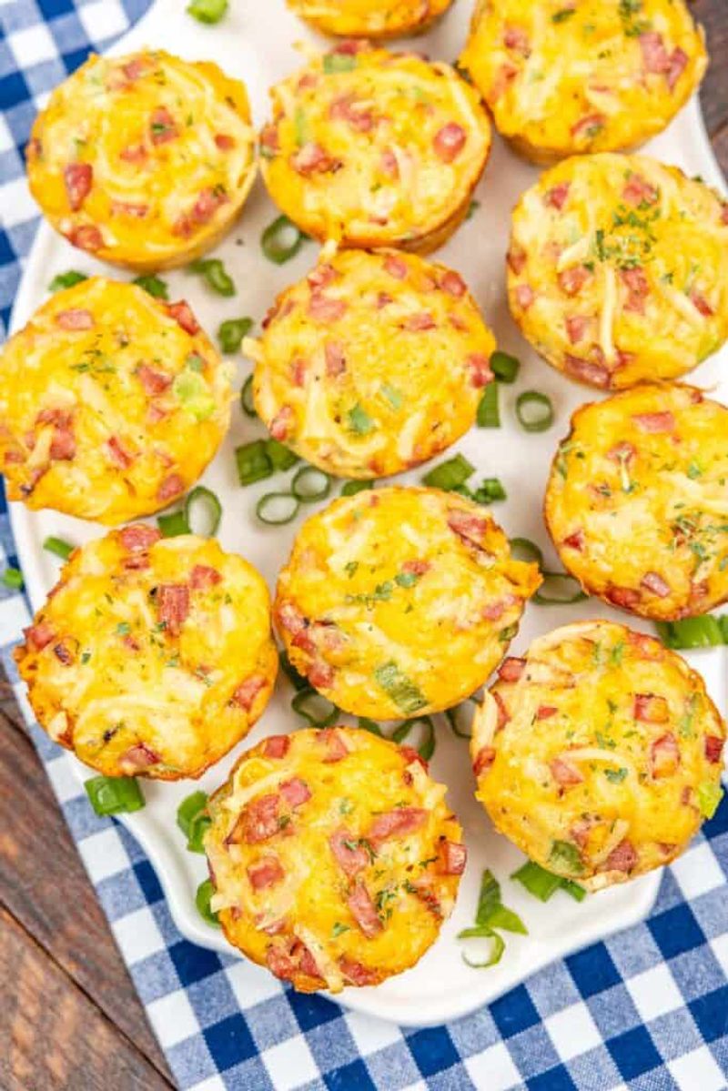 Ham And Swiss Muffins
