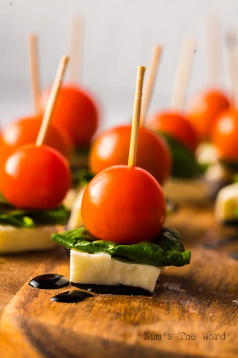 Tomato Basil Mozzarella Bites
