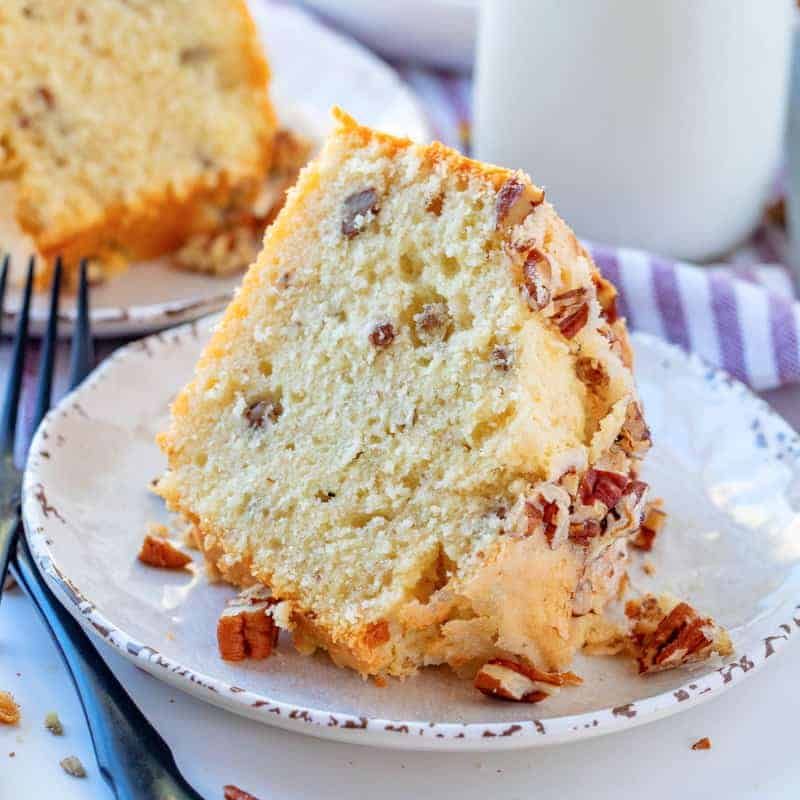 Southern Pecan Pound Cake