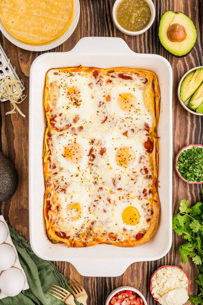 Baked Huevos Rancheros Casserole