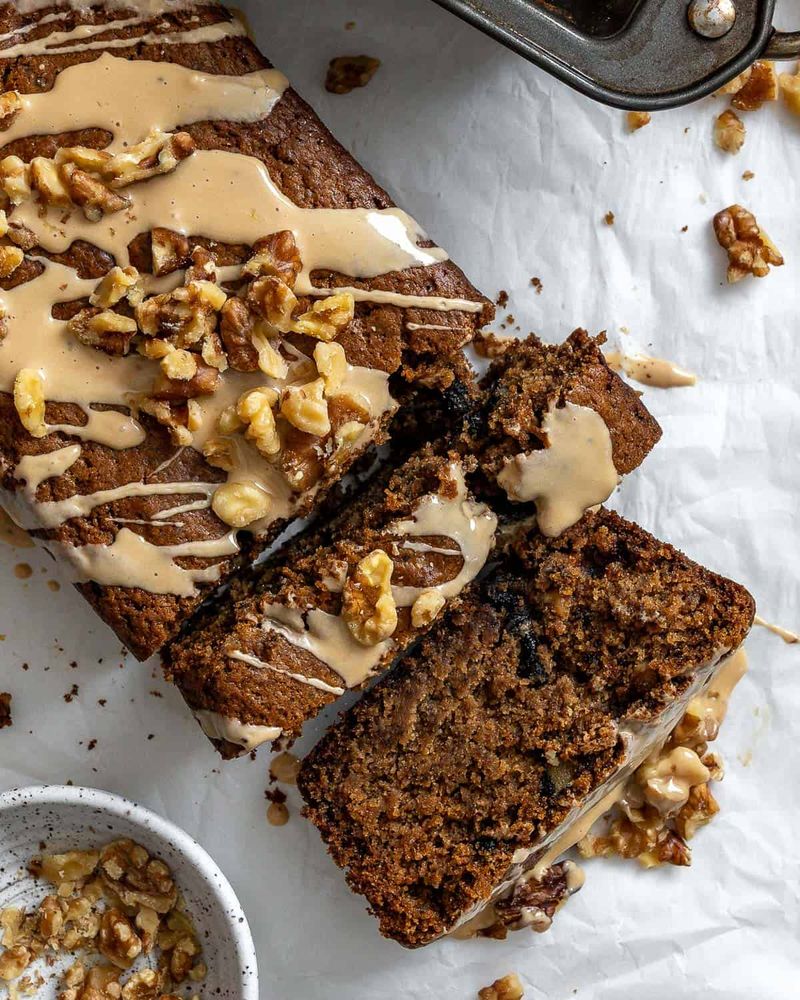 Coffee and Walnut Breakfast Cake Slices