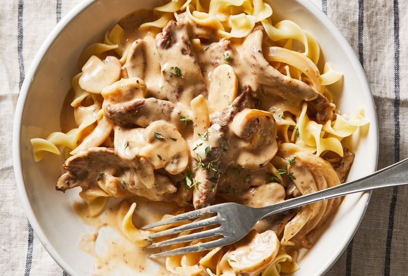 Beef Stroganoff