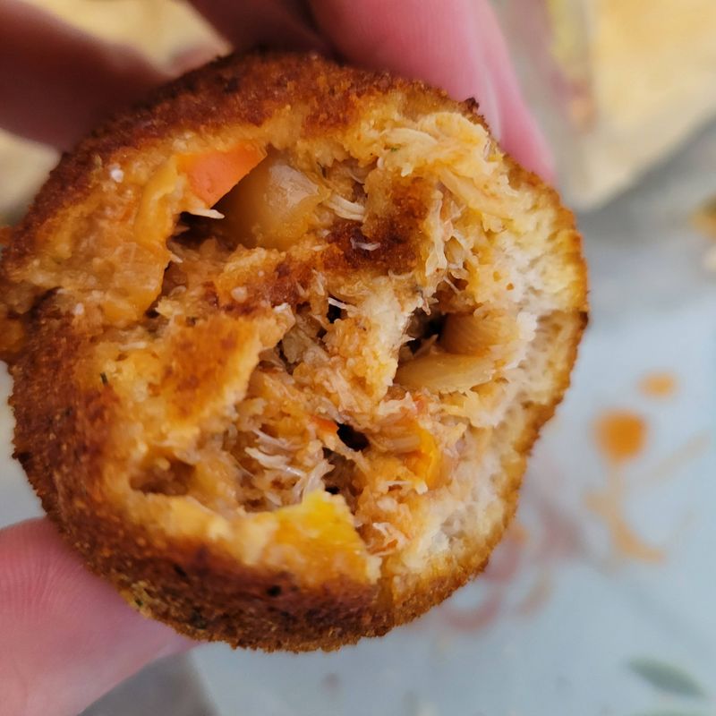 Deviled Crab Croquette Sandwich