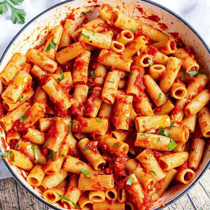 Spicy Arrabbiata Rigatoni