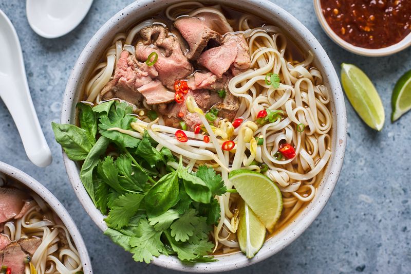 Vietnamese Pho-Inspired Noodle Soup