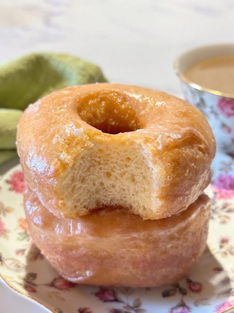 Fresh-Glazed Yeast Donut (still warm)