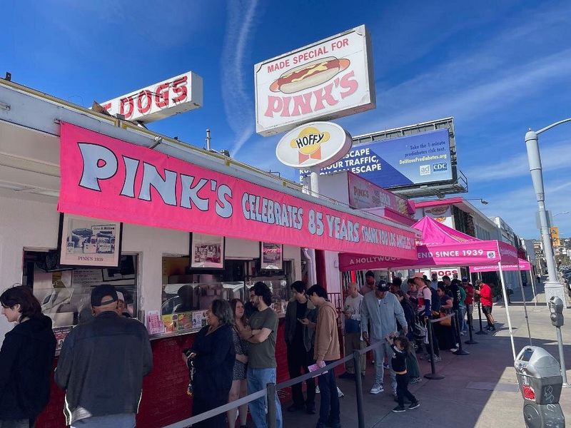 Pink’s Hot Dogs (at select venues)