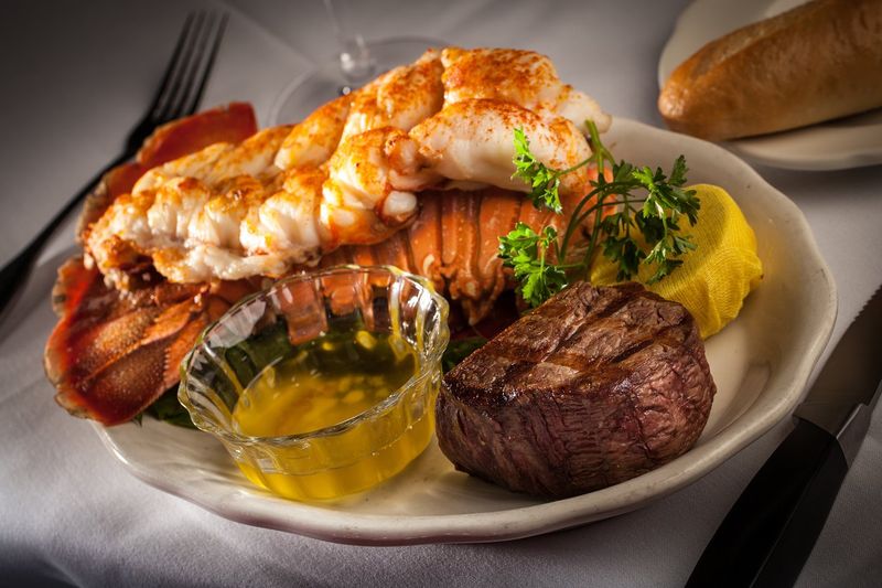Surf & Turf at Golden Steer Steakhouse