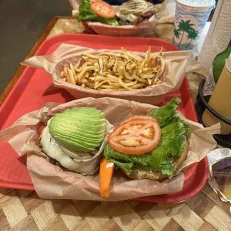 Hawaii - Kua Aina Avocado Burger with Furikake Fries