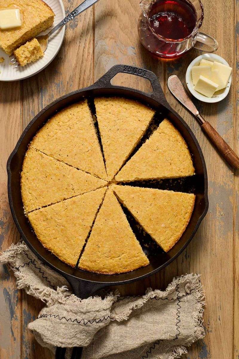 Cornbread and Buttermilk with Meat