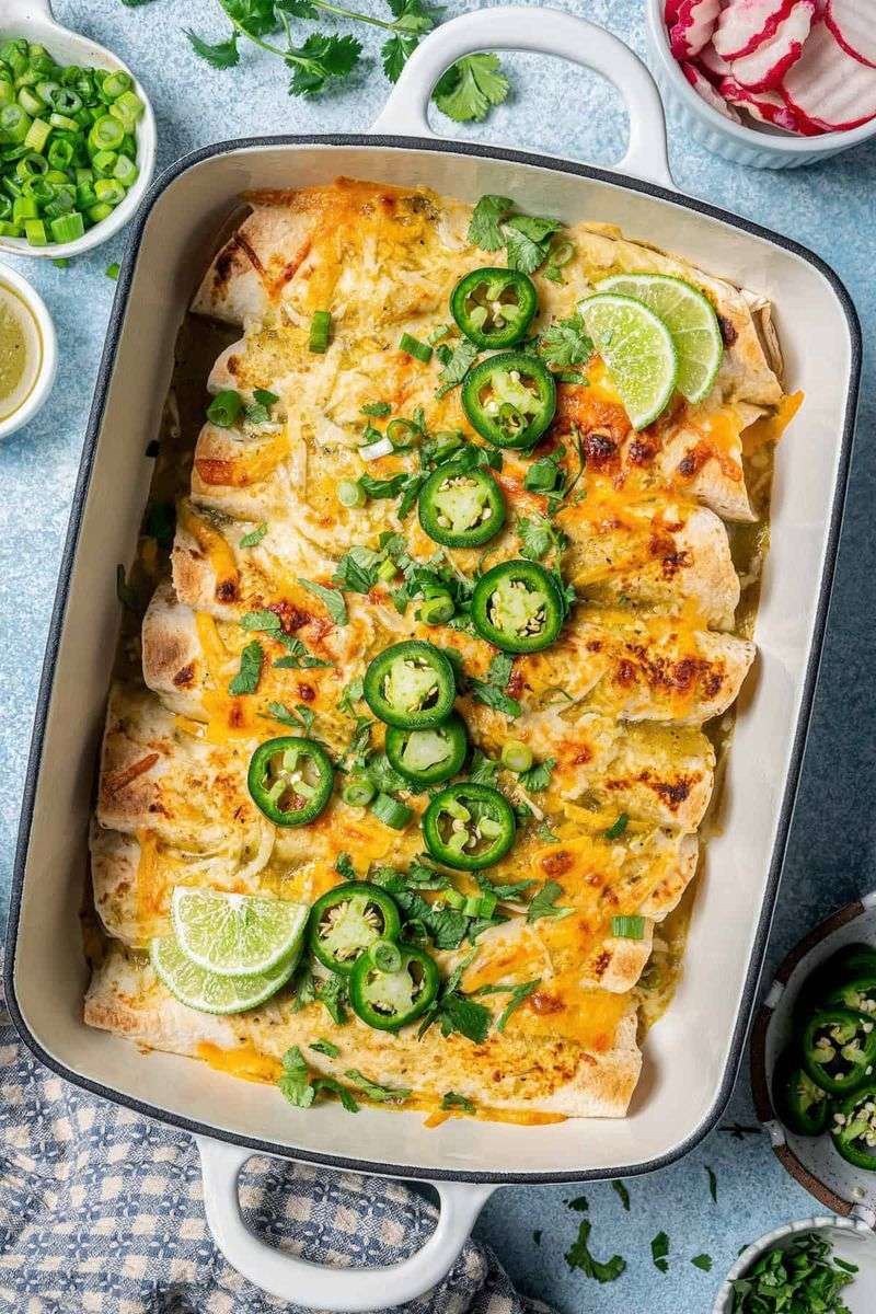 Cream Cheese Chicken Enchiladas