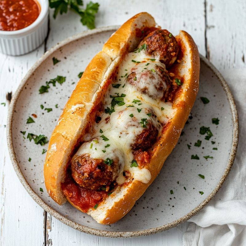 Meatball Parmesan Sub