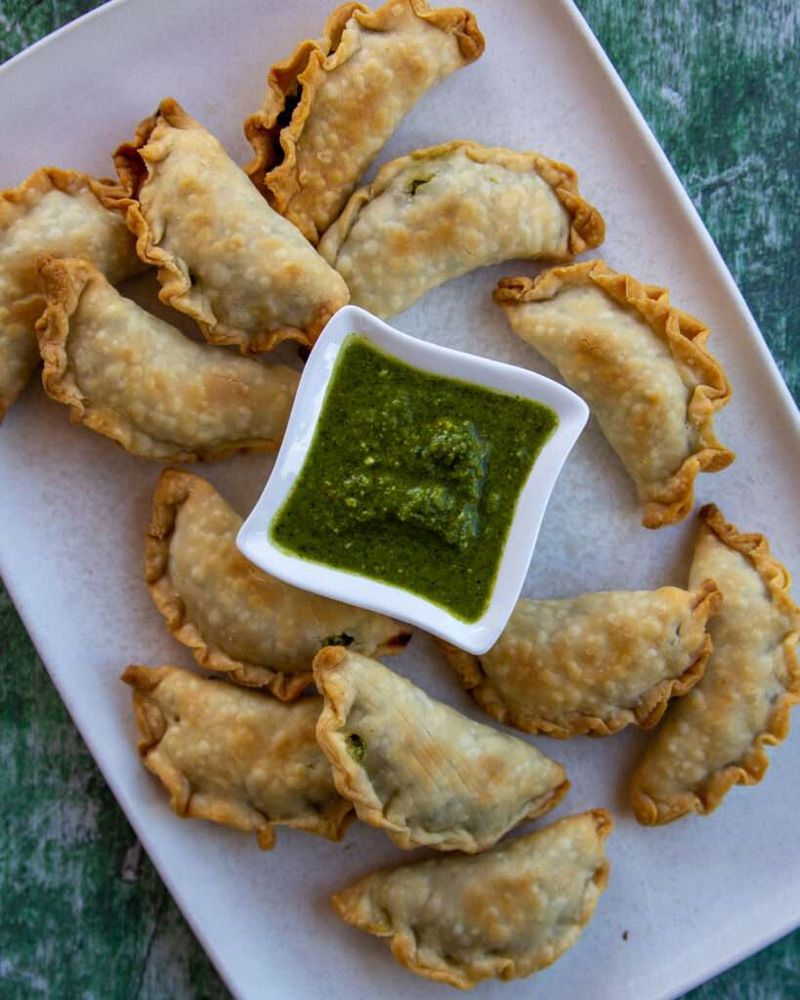 Indian Gujiya-Style Savory Dumplings