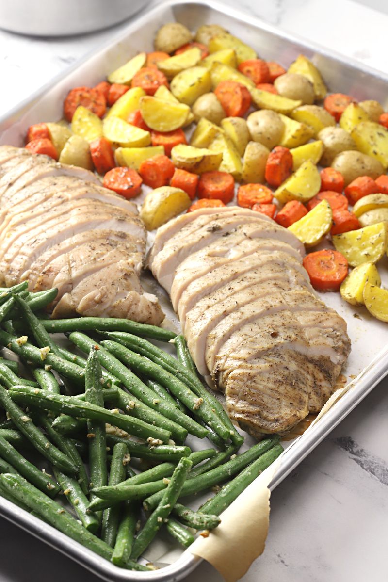 Roasted Turkey Tenderloin With Vegetables