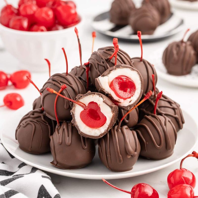 Chocolate-covered cherries