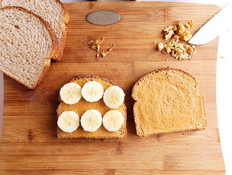 PB And Banana Sandwiches