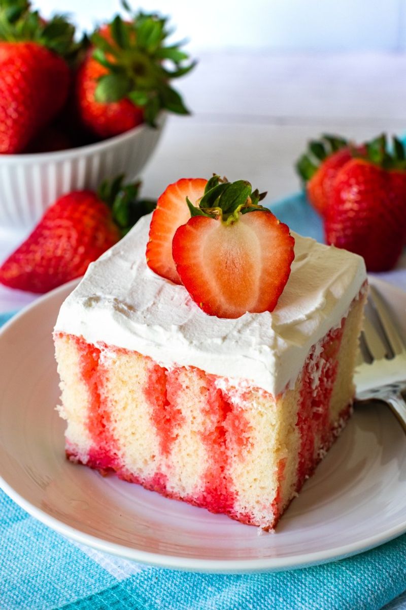 Jell-O Poke Cake