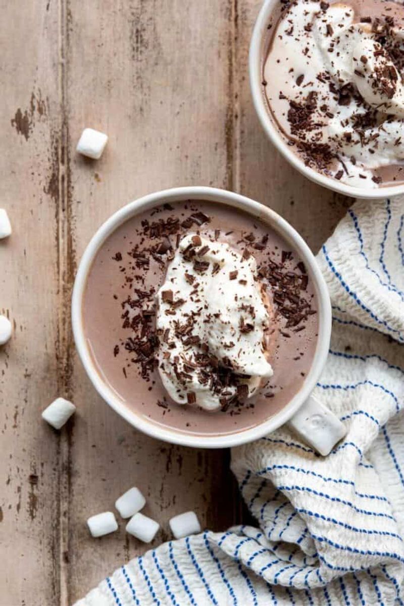 Hot chocolate dessert style