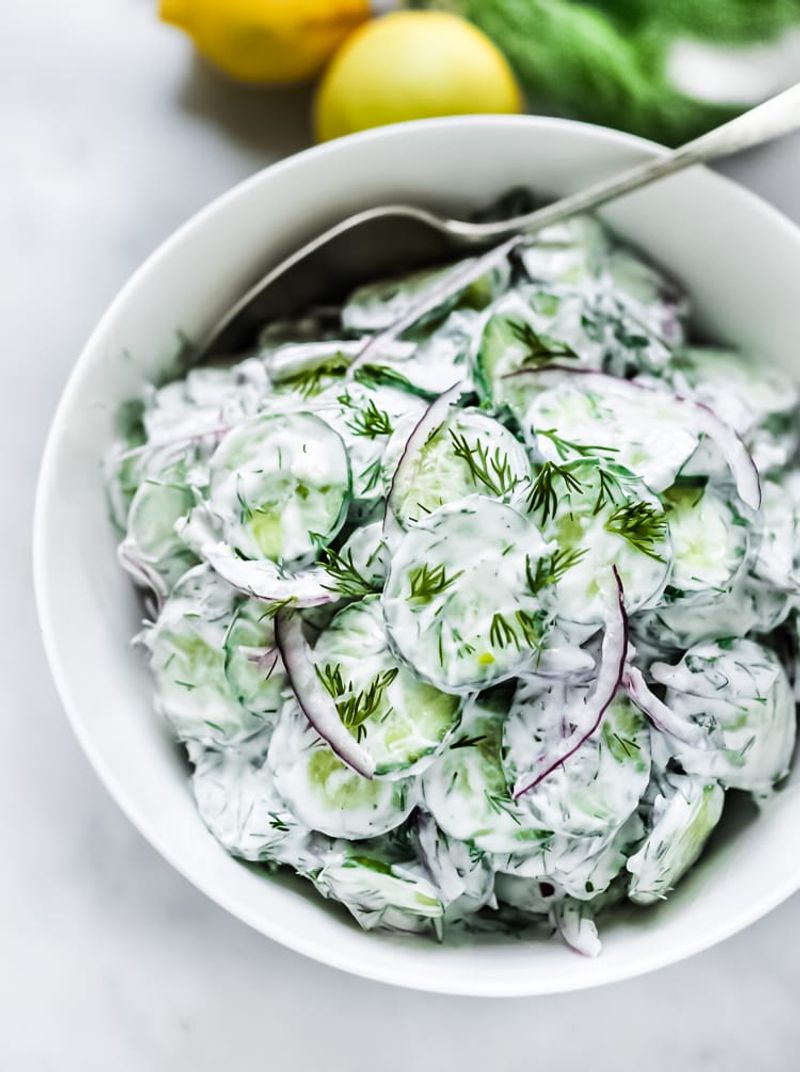 Crisp Cucumber, Dill, and Yogurt Salad