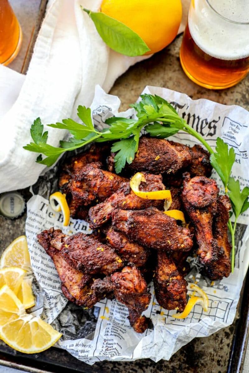 Nebraska Cornbread-Honey Butter Wings