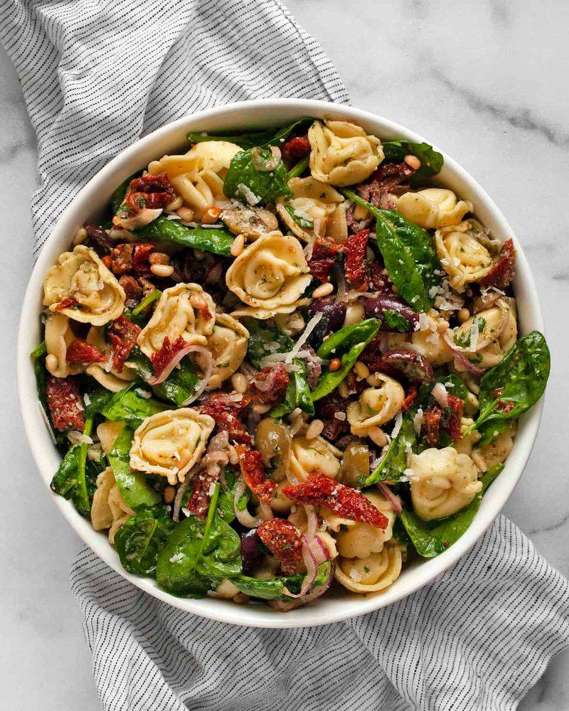 Pesto Tortellini Salad