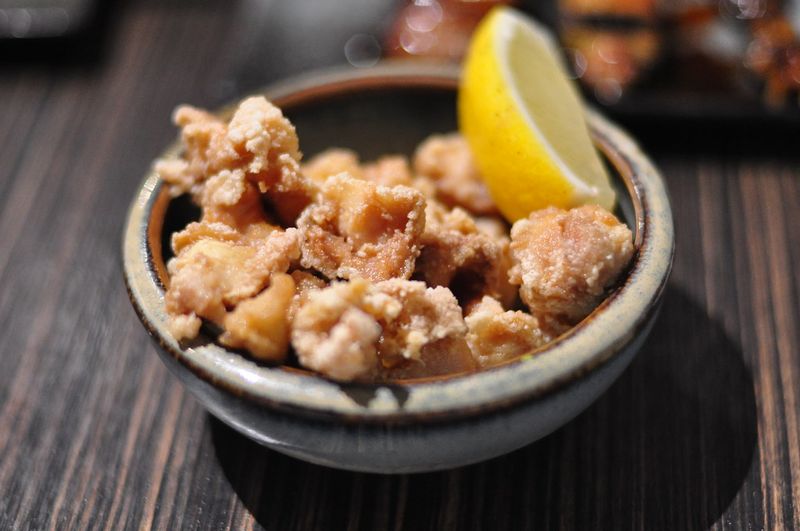 Nankotsu karaage (fried cartilage)